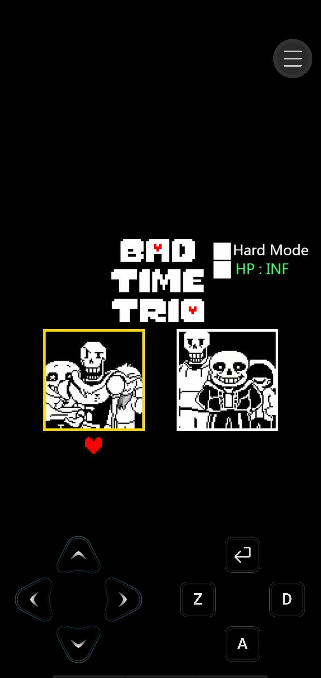 UnderTale Hard Mode Sans Figh by FDY Completed (HP INF)